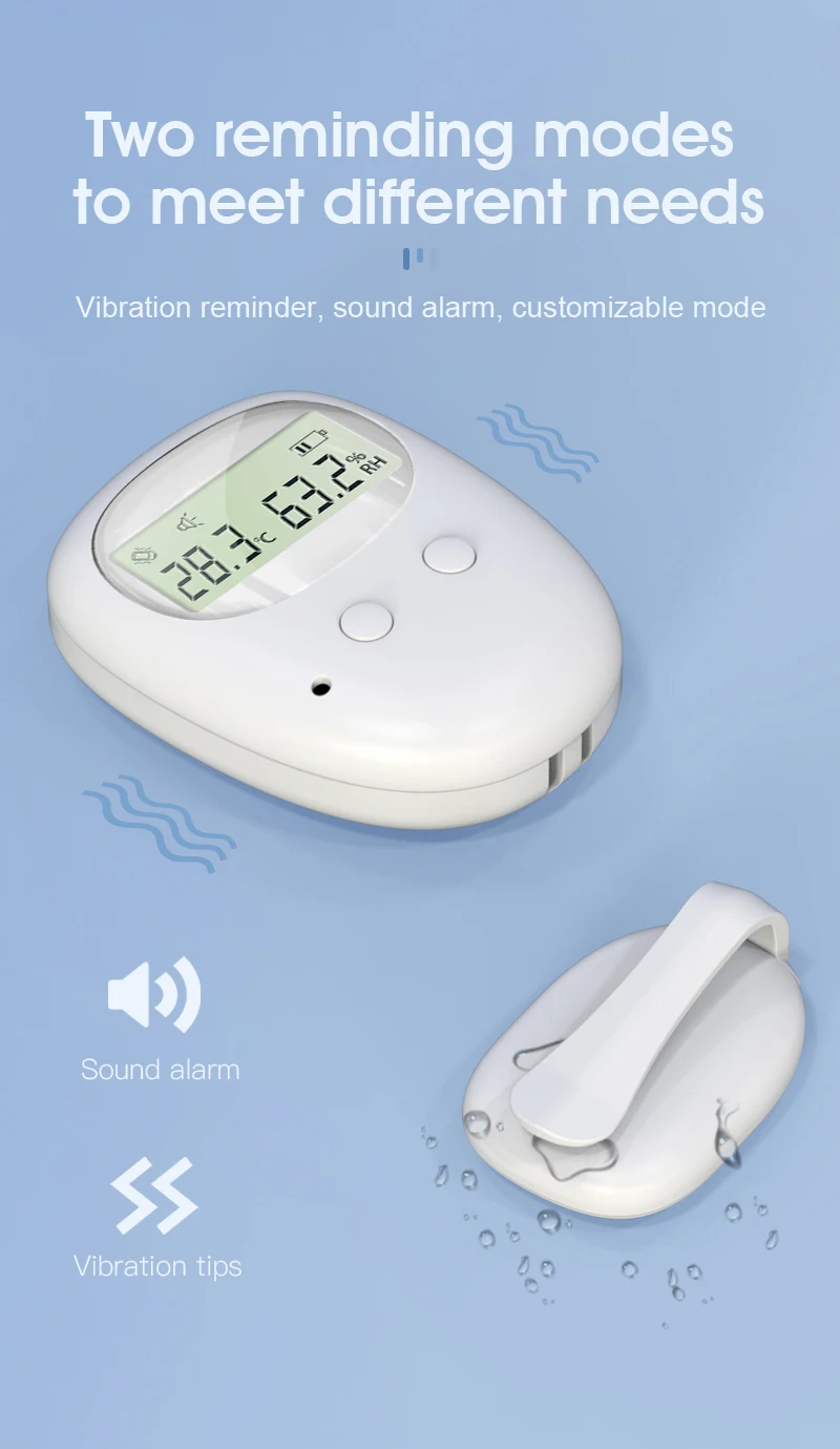 Iksbeauty Wireless Enuresis Baby Bed Wetting Alarm Deep Sleep Vibration Sound Wireless Bed