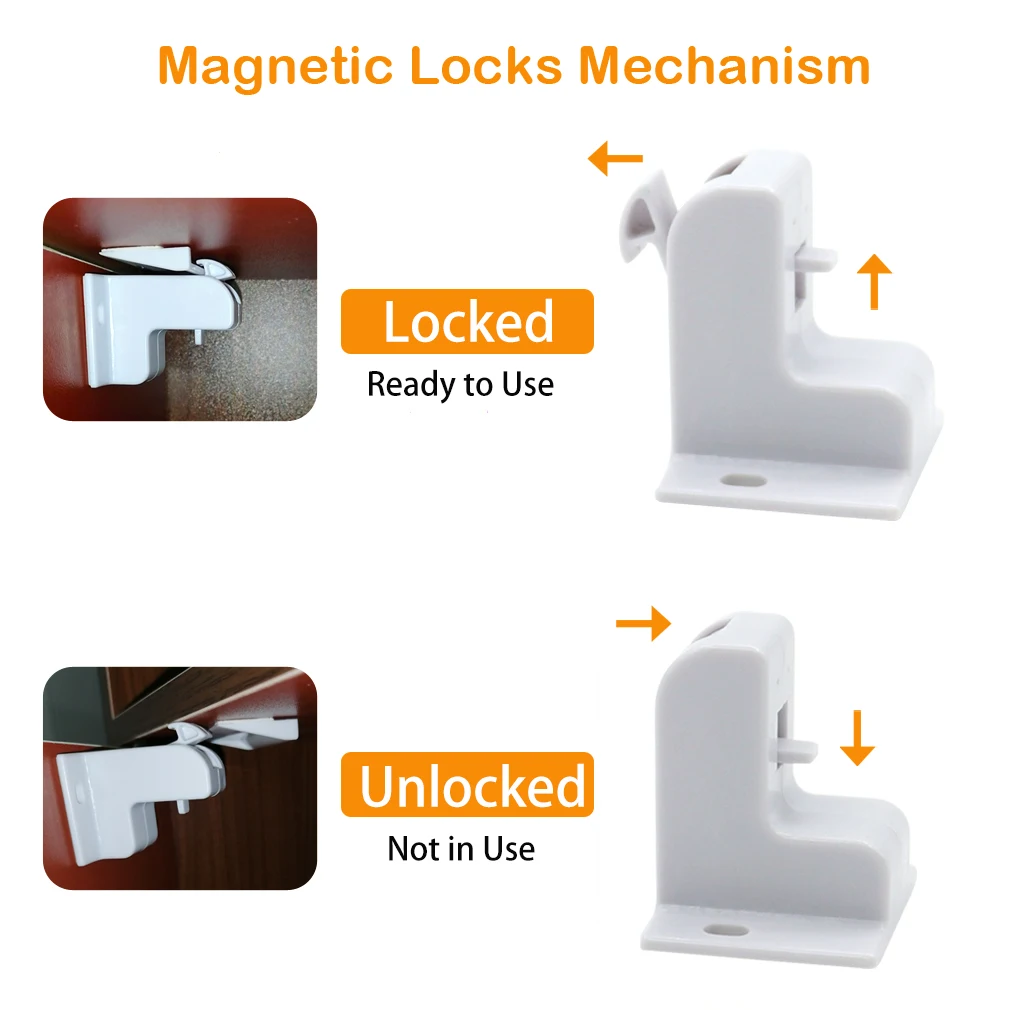 Baby Proofing Kit Adjustable Strap Latches Sliding Door Security Lock ...