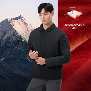 PELLIOT Outdoor Winter Primaloft Gold 60g Turndown Collar Business Quilted Jacket Windproof Jacket