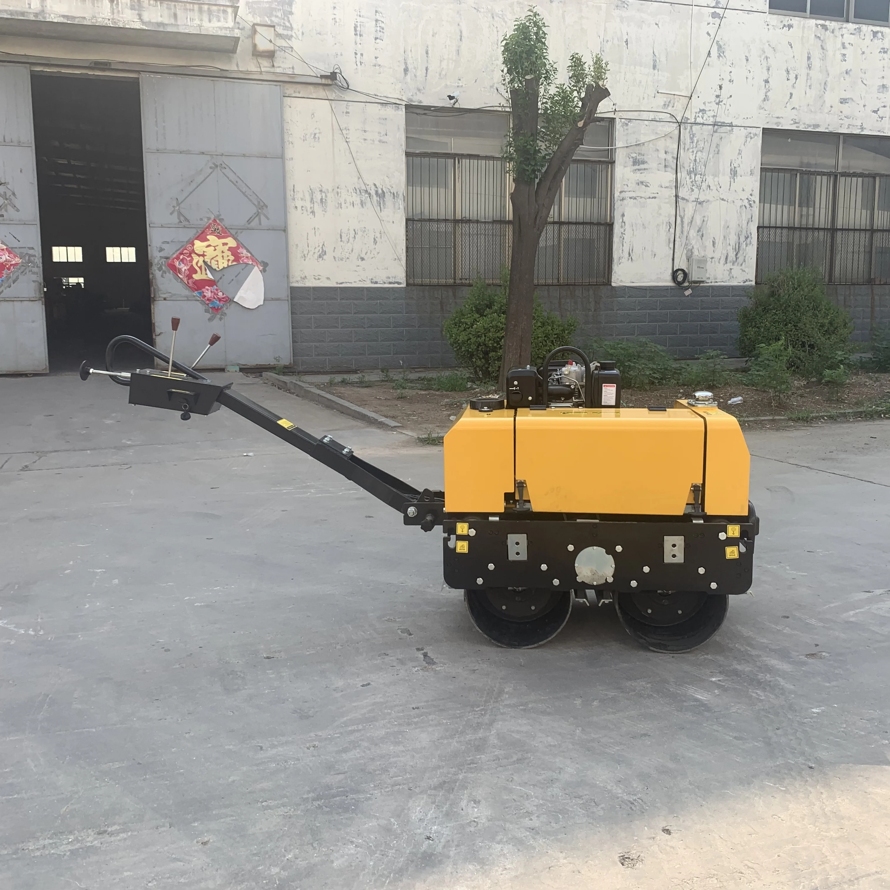 SVH60 600kgs Full Hydraulic Road Roller Walk Behind Electronically Single Drum Road Roller Asphalt Vibrating Compactor 1 Ton factory