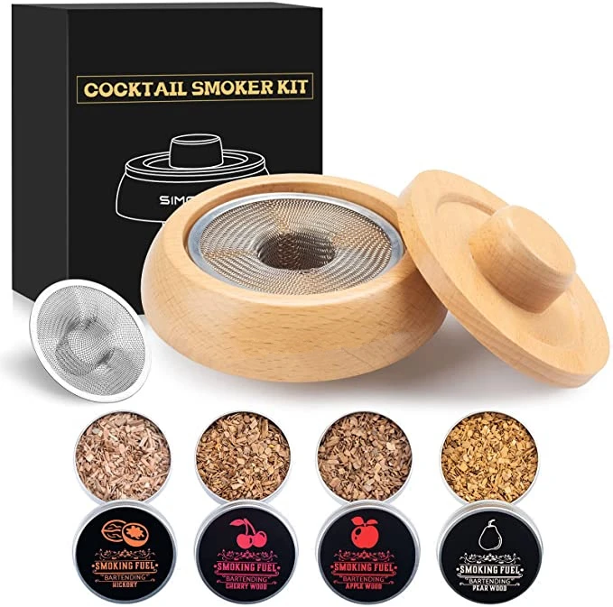 Kit Affumicatore Per Cocktail E Whisky - Con Trucioli Legno, Strumento Per Aromatizzare Bevande - Foto 5
