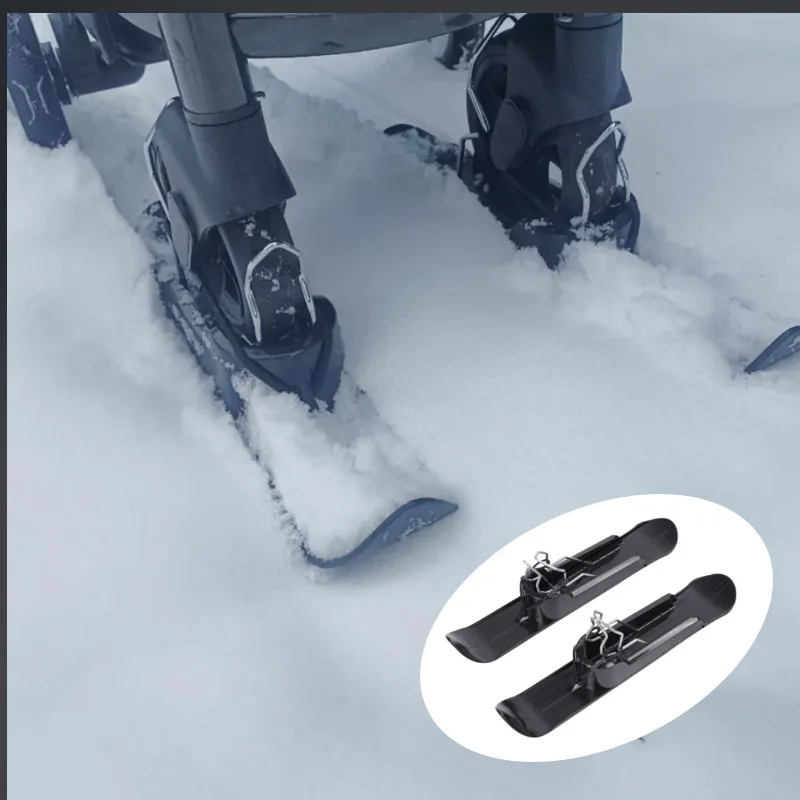 HDPE Outdoor Attachment Ski Plate Wheelblades Sled Skiing Board Snowboard Scooter Snow Tube for Snowboarding Skiing Snowboarding