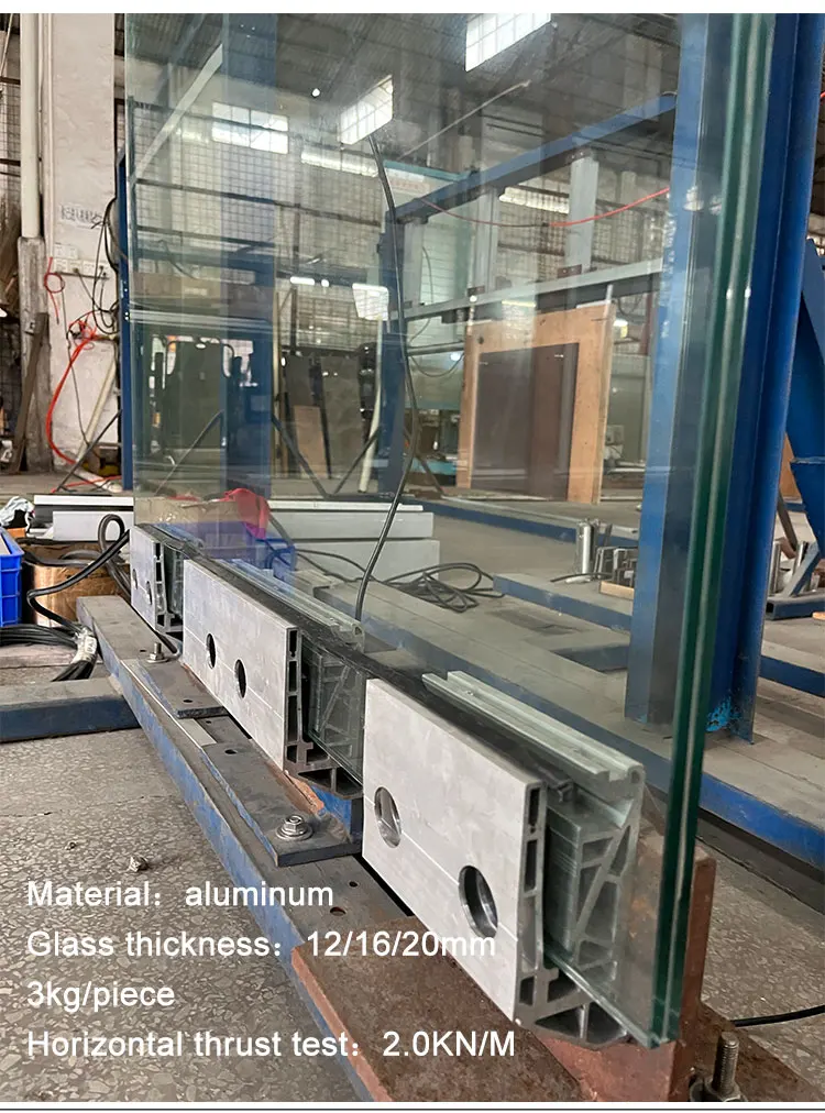 Deck Led Light Glass Railing Handrail Balustrade Side Mounted Stair