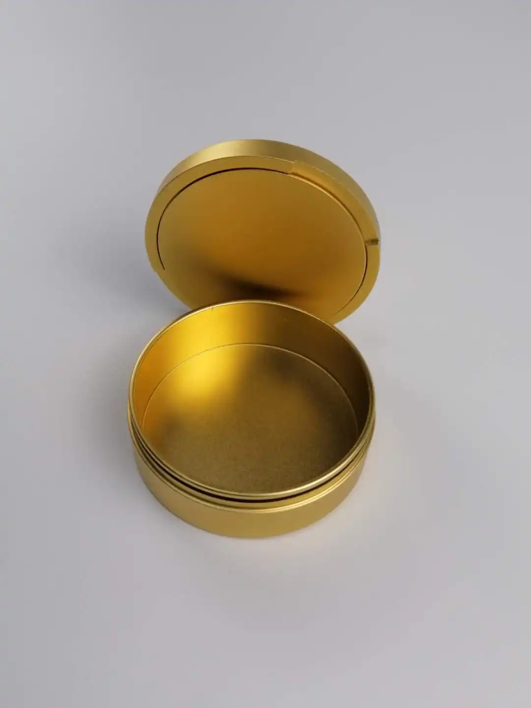 Snus Cans Aluminum Gold Color 3 Layers Snuffbox CNC Metal for Snus  Packaging (Gold)