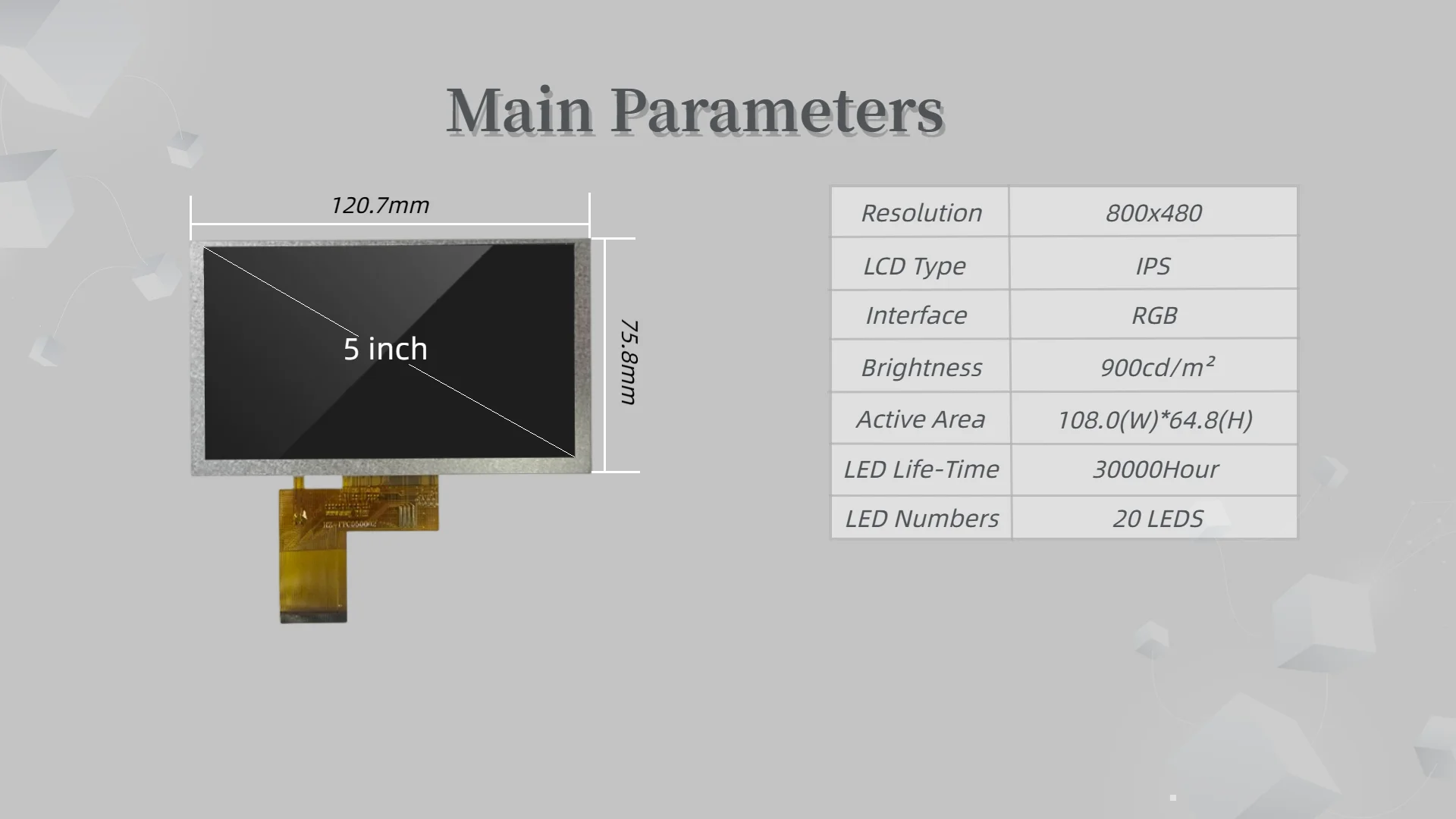 Dwin Inch X Bit Rgb Ips Tft Lcd Display With Touch For