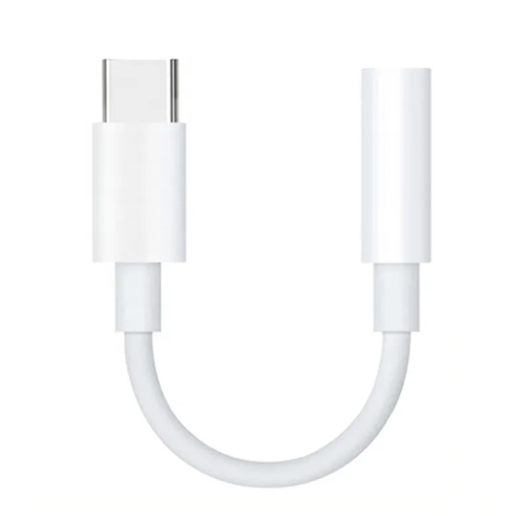 Type C to 3.5mm Earphone Port Adapter Cable USB-C Aux Audio Converter for Mobile Phone