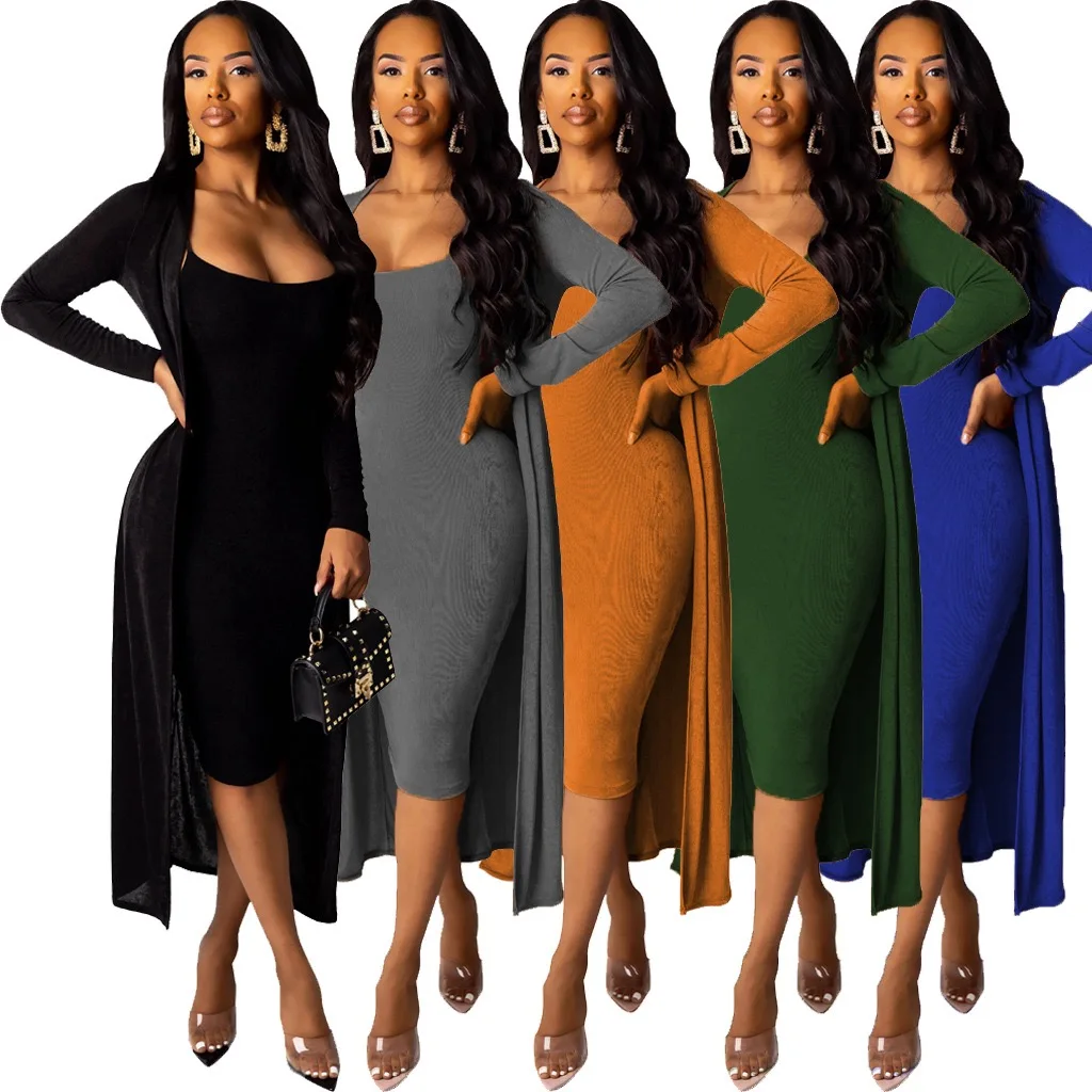Women Clothing Velvet Long Maxi Dresses 
