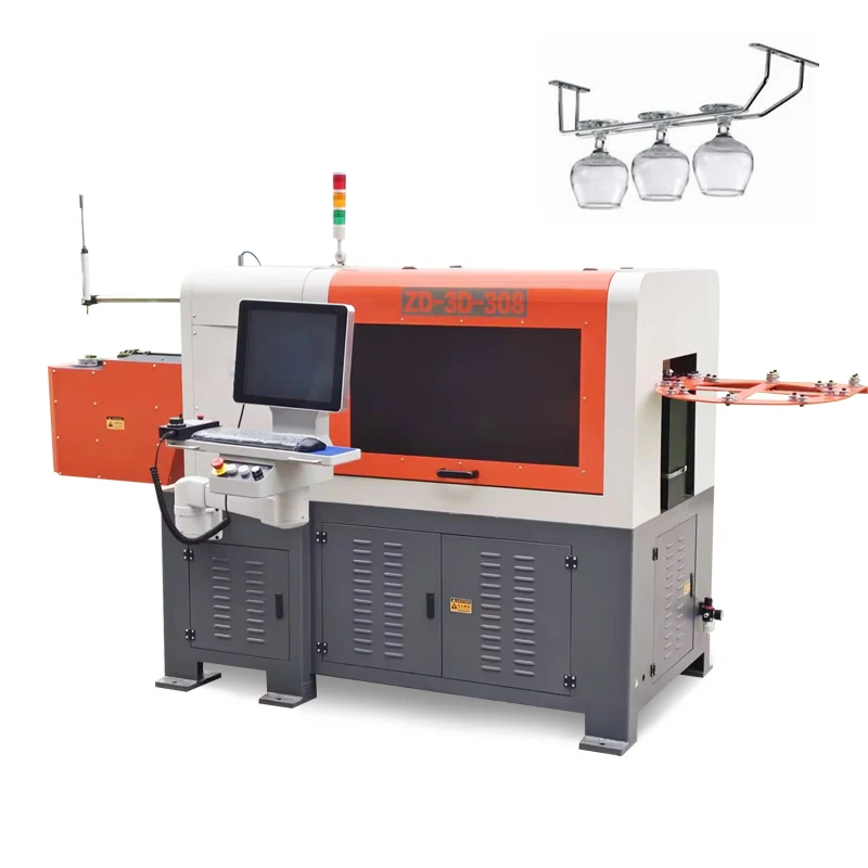 High Precision Automatic 3D Wire Bender CNC Machine for Pipe