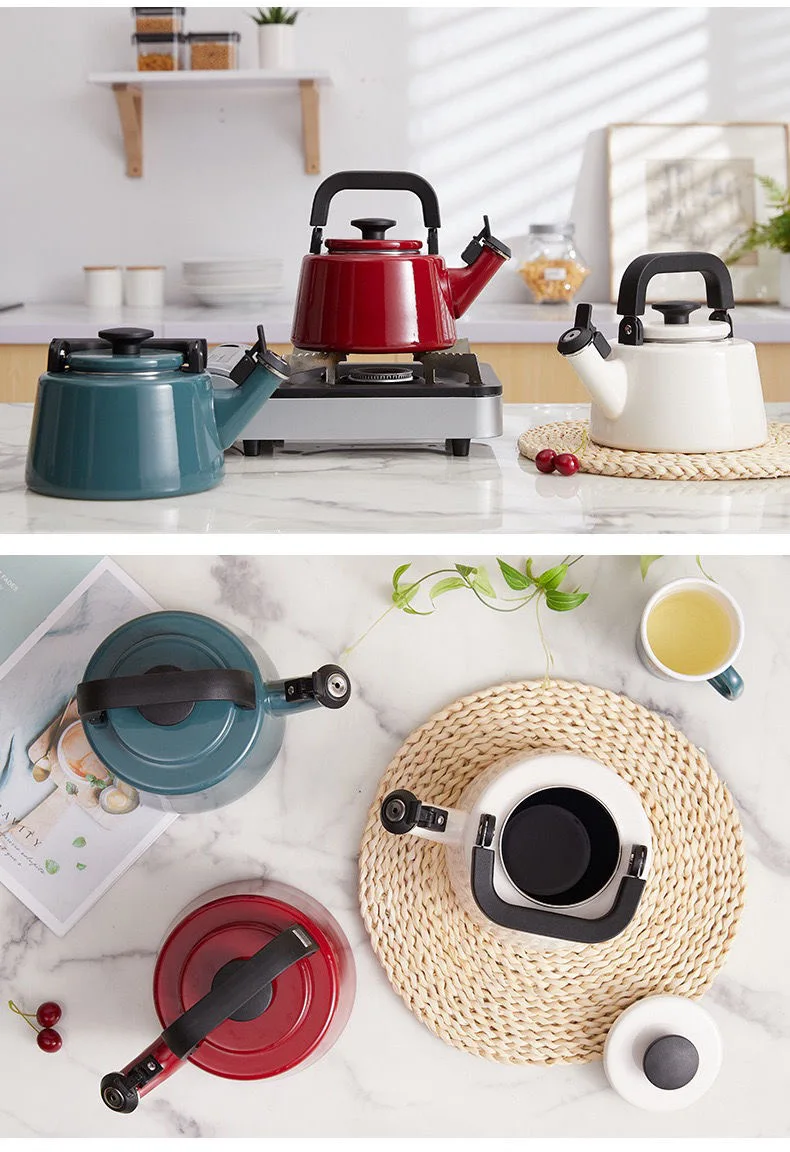 2.1qt Capacity Works For All Stovetops Porcelain Enamel On Carbon Steel