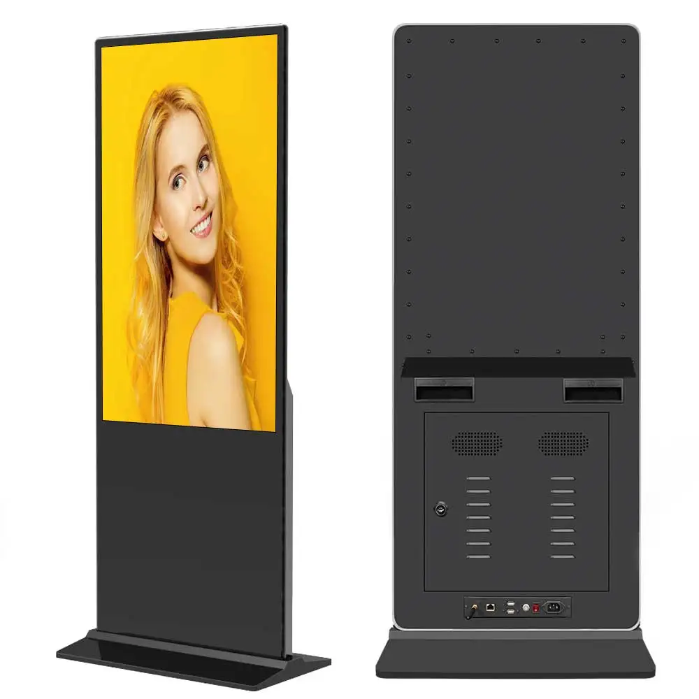 Quiosco Lcd De 55 Pulgadas,Pantalla Táctil Capacitiva,Monitor,Publicidad,Reproductor  Interactivo,Máquina De Soporte - Buy Touch Screen,Lcd Touch Screen Monitor  All In One Computer Media Player 55 Inch Indoor Floor Standing  Kiosk,Advertising Media Player 55