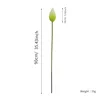Single plastic lotus bud (white)