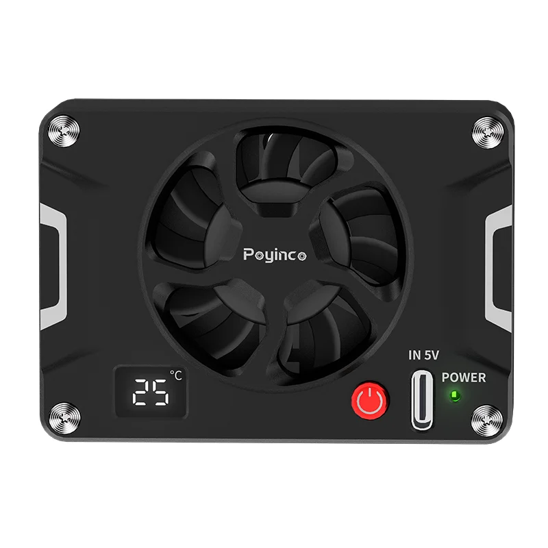 Chladicí ventilátor pro fotoaparát – externí chladicí systém pro fotoaparát s termoelektrickým chladicím modulem pro Sony ZV-E1/ZV-E10/A7 IV/A7C/FX3/FX30