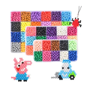 spraying water beads kit supplier art crafted toys hama DIY Magic Water Sticky Beads for kids handmade toy, KIDS EDUCATIONAL TOY