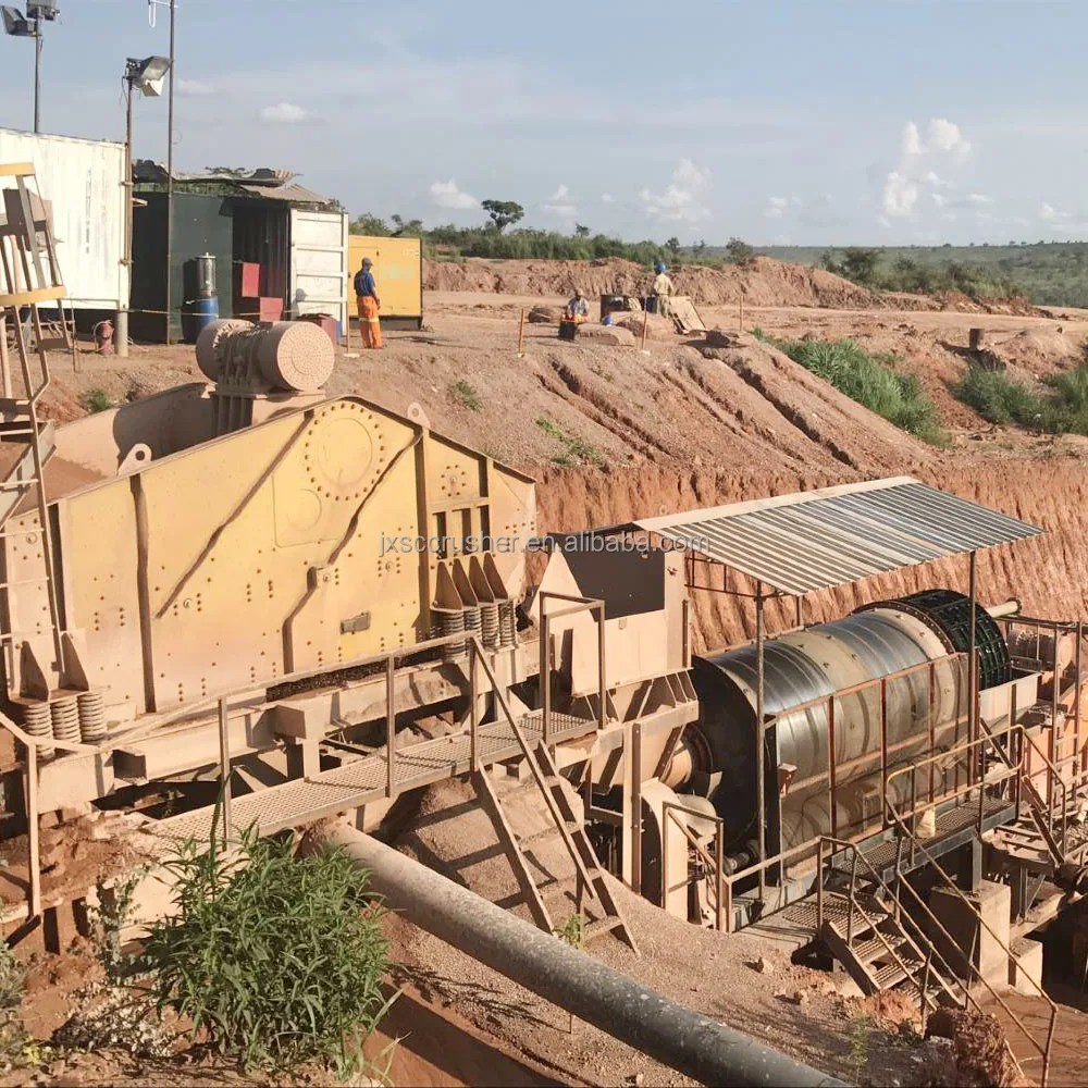 Small Scale Gold Mining Equipment 40 Mt Gold and Diamond Washing Plant