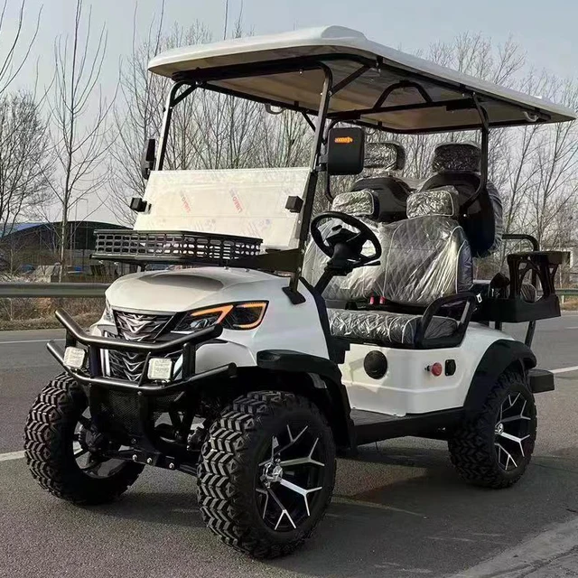 Chinese 4 Seater Electric Golf Carts Cheap Prices Buggy Car for Sale Vintage Indoor Bus Golf Cart