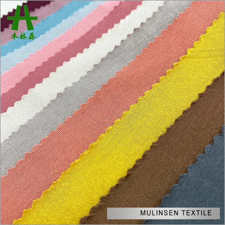 Mulinsen текстиль горячая Распродажа трикотаж 30s/32s OE/кольцо вискоза спандекс