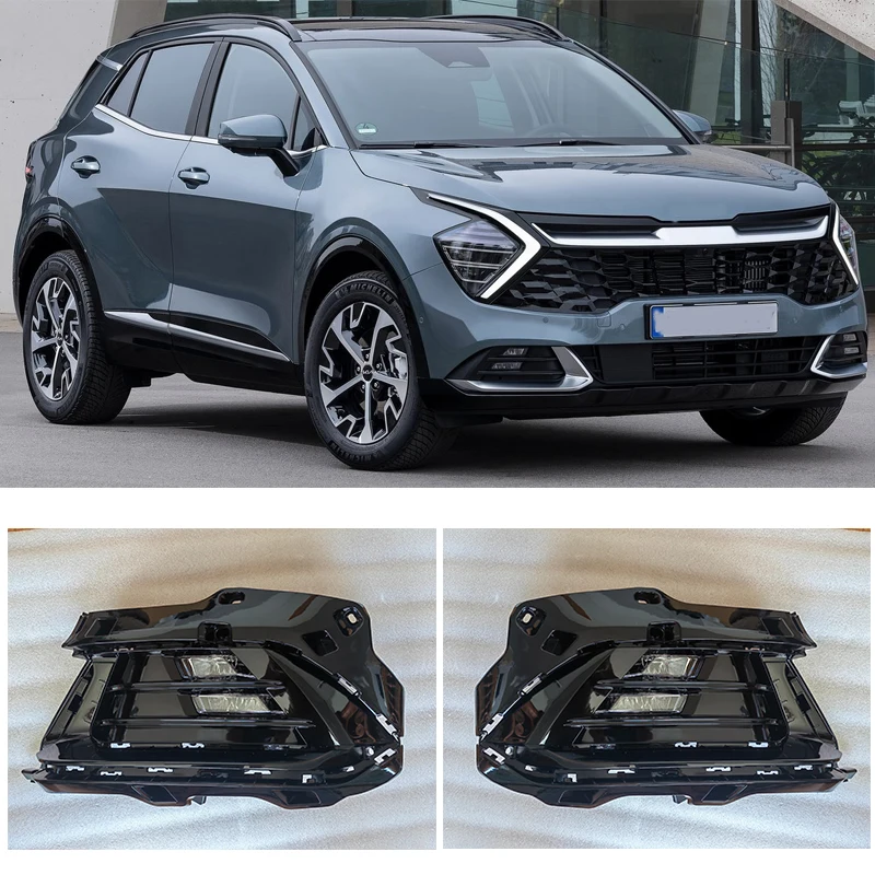 Led Daytime Running Lights Drl Fog Lamp For Kia Sportage 2021 2022 2023 ...