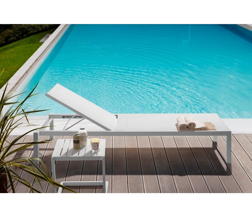 工厂铝网纺织海滩 sunbed