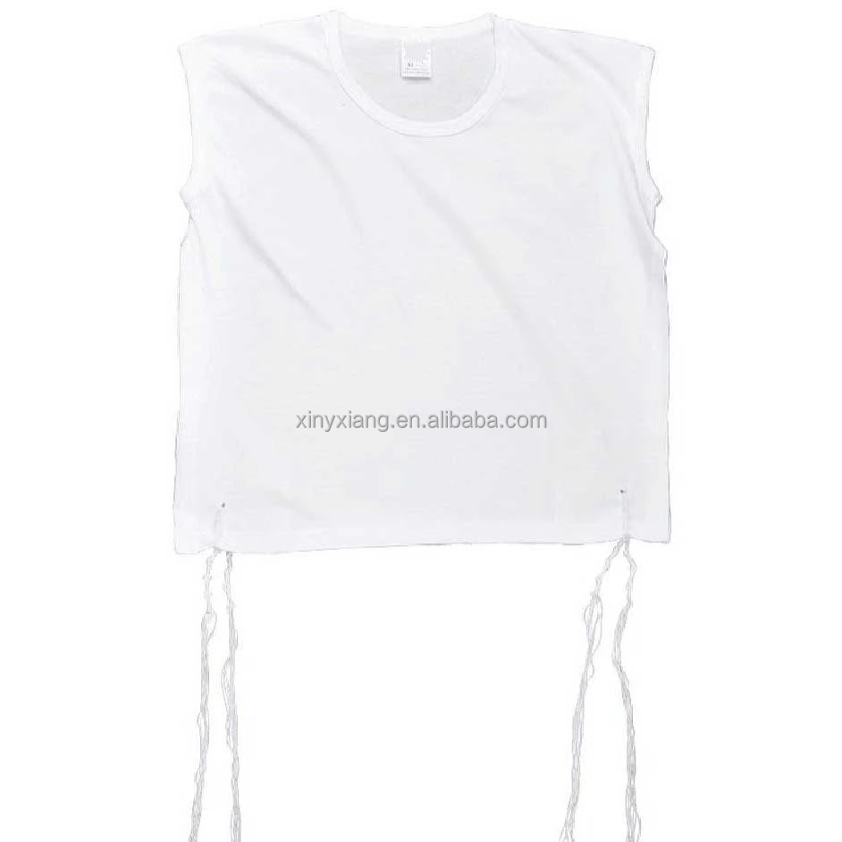 thumbnail image 2 of Zion Judaica 100% Polyester Quality Mesh Tzitzit Garment Certified Kosher Imported From Israel - White - 2 Years 2 of 14