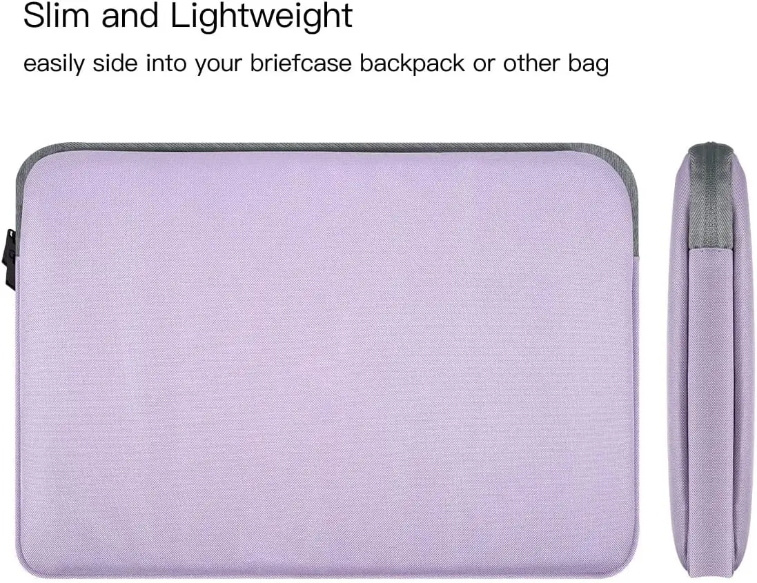 product 156 inch laptop sleeve case computer bag for laptops computers waterproof purple sleeve with full protections-31