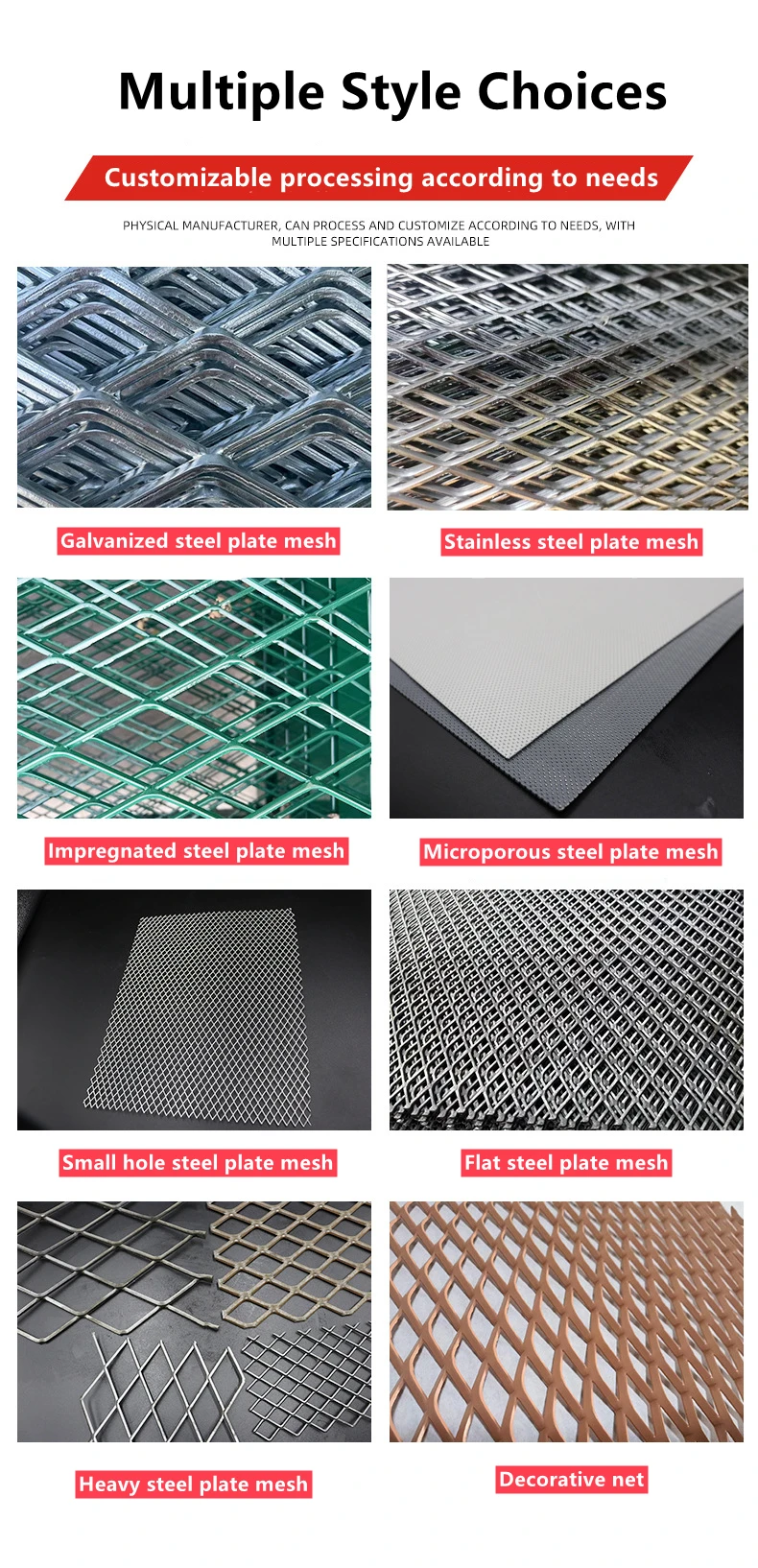 Stainless Steel 304/316 Plate Expanded Metal Mesh - Buy Expanded Metal ...