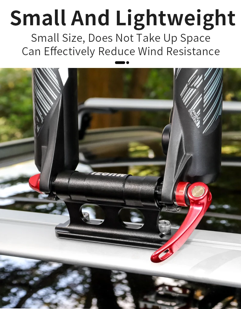 Fahrrad Gabelhalter Aus Aluminium - Universeller Fork Mount Mit Quick Release Für Auto & Transport