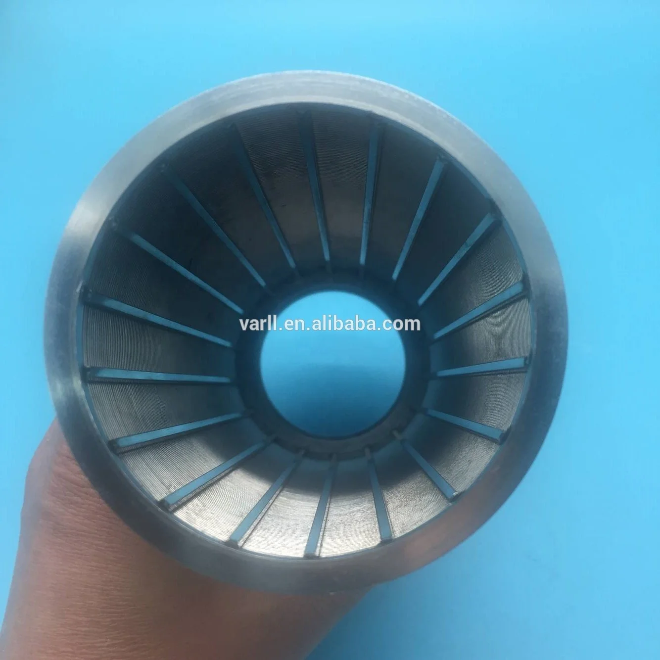 Large Flow Rate Wedge Wire Mesh Screen Filter in Water Treatment System