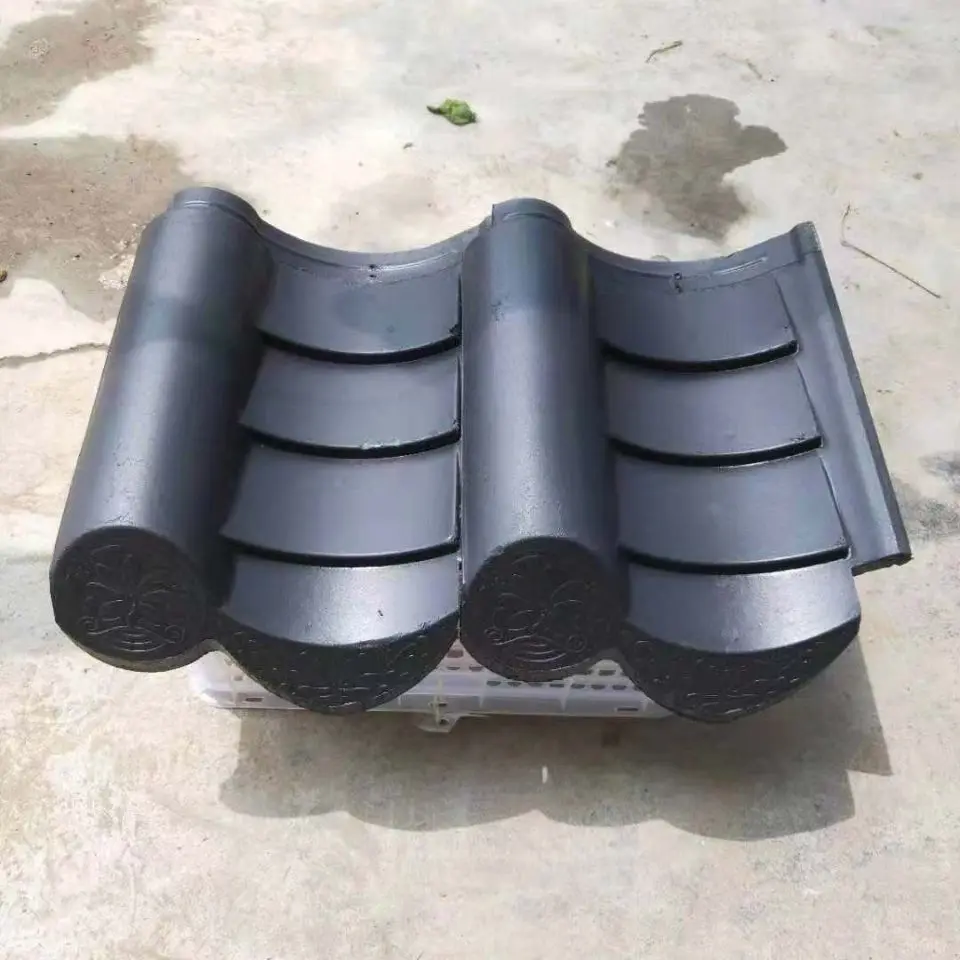 Roofing Sheet Tile Making Machine Cement Roof Dripping Tiles Machinery Concrete Customized Flowing Water ridge Machinery