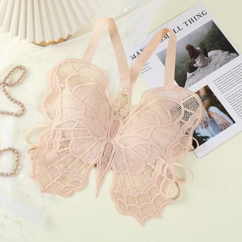 Wholesale sexy women lace butterfly bra