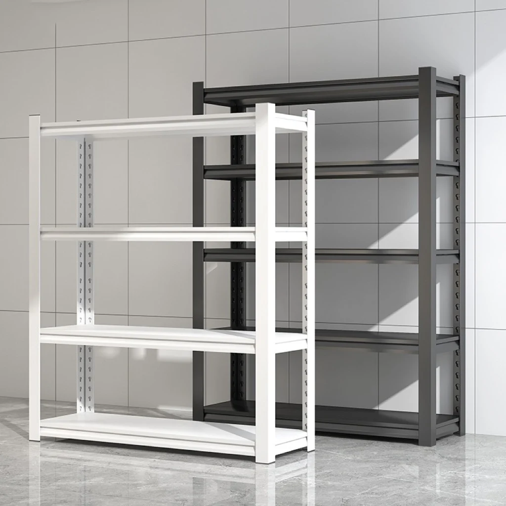 Boltless Light Duty Steel Shelf with Adjustable Layers for Storage Organization
