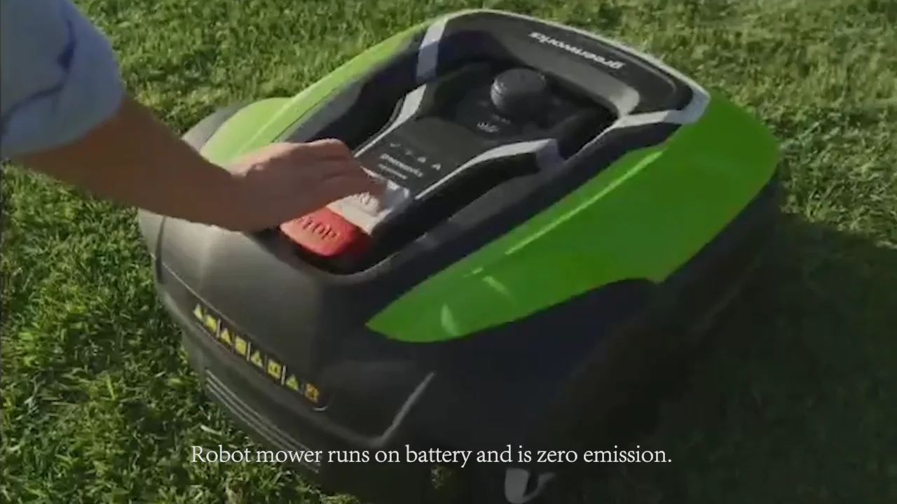 Fully Automatic Gps No Boundary Wire Radiocontrolled Portable Cordless