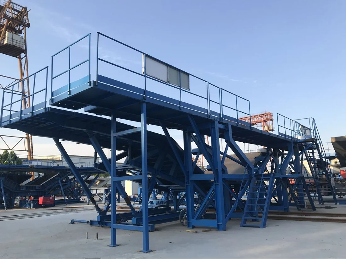 Ohc Steel Precast Segmental Including Wing Form Soffit Form Bulkhead Precast Viaduct Box Beam