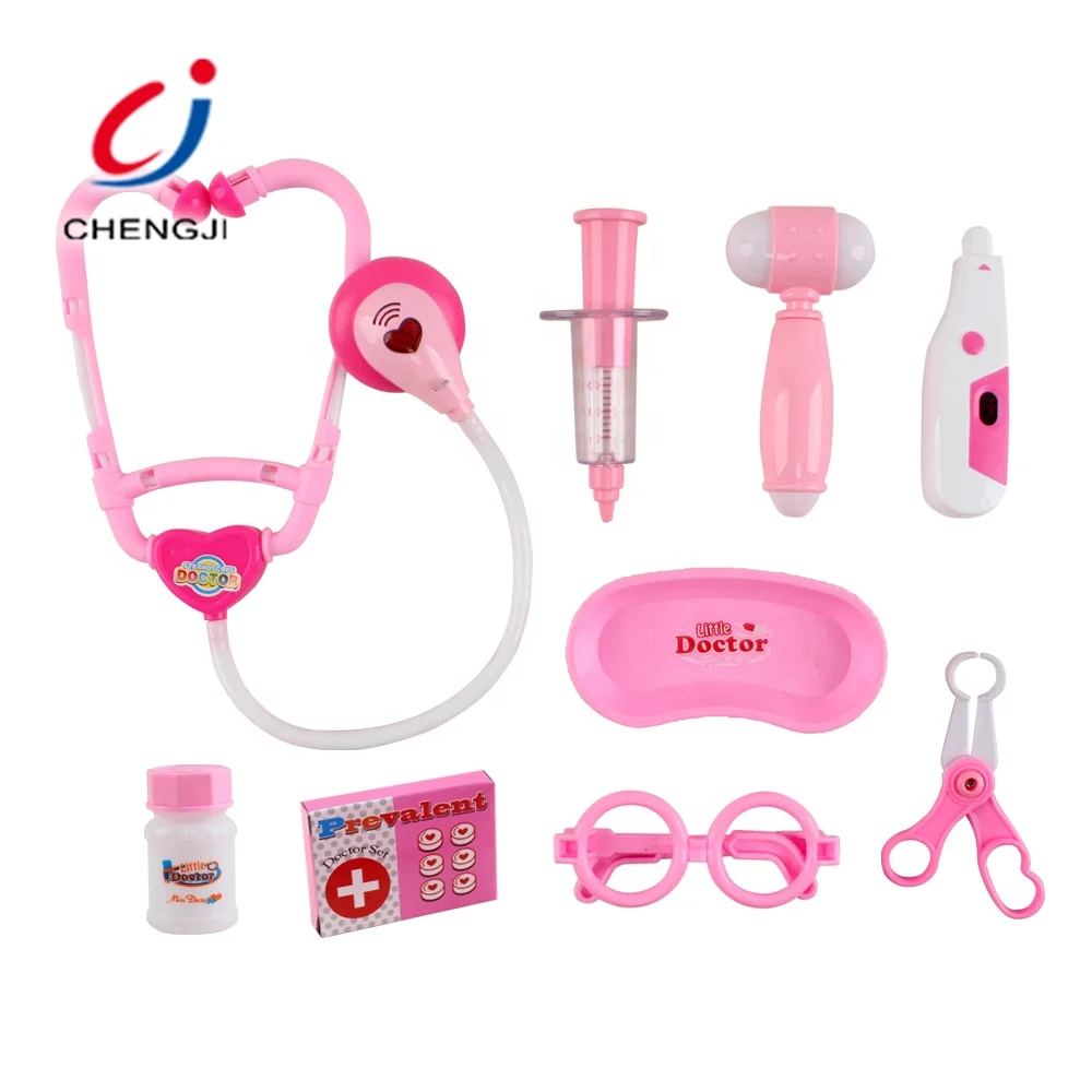 Simulation pink girl plastic medical kit cosplay doctor toy play set kids|  Alibaba.com