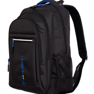 Large Capacity Antifleece Zipper Closure Polyester Soft Leather Students Custom Logo Unisex Business Laptop Backpack Waterproof