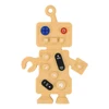 Anneau de dentition robot jaune