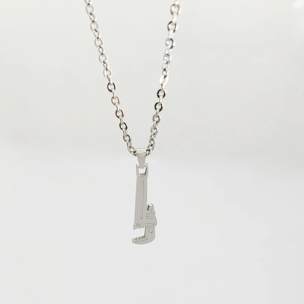 Stainless Steel Bottle Opener Necklace - Men's Jewelry