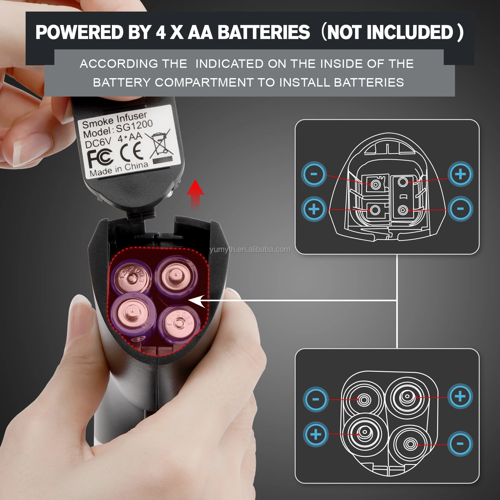 Стильный Очаровательный пистолет для барбекю коммерческого мяса вина курения дымчатого инфузора с стартовым