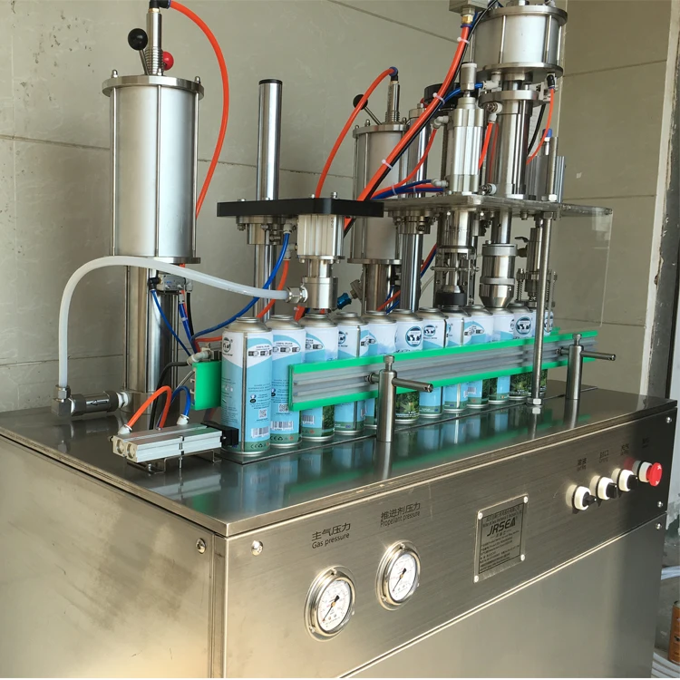 Полуавтоматические машины для наполнения аэрозольным спреем для вечеринки