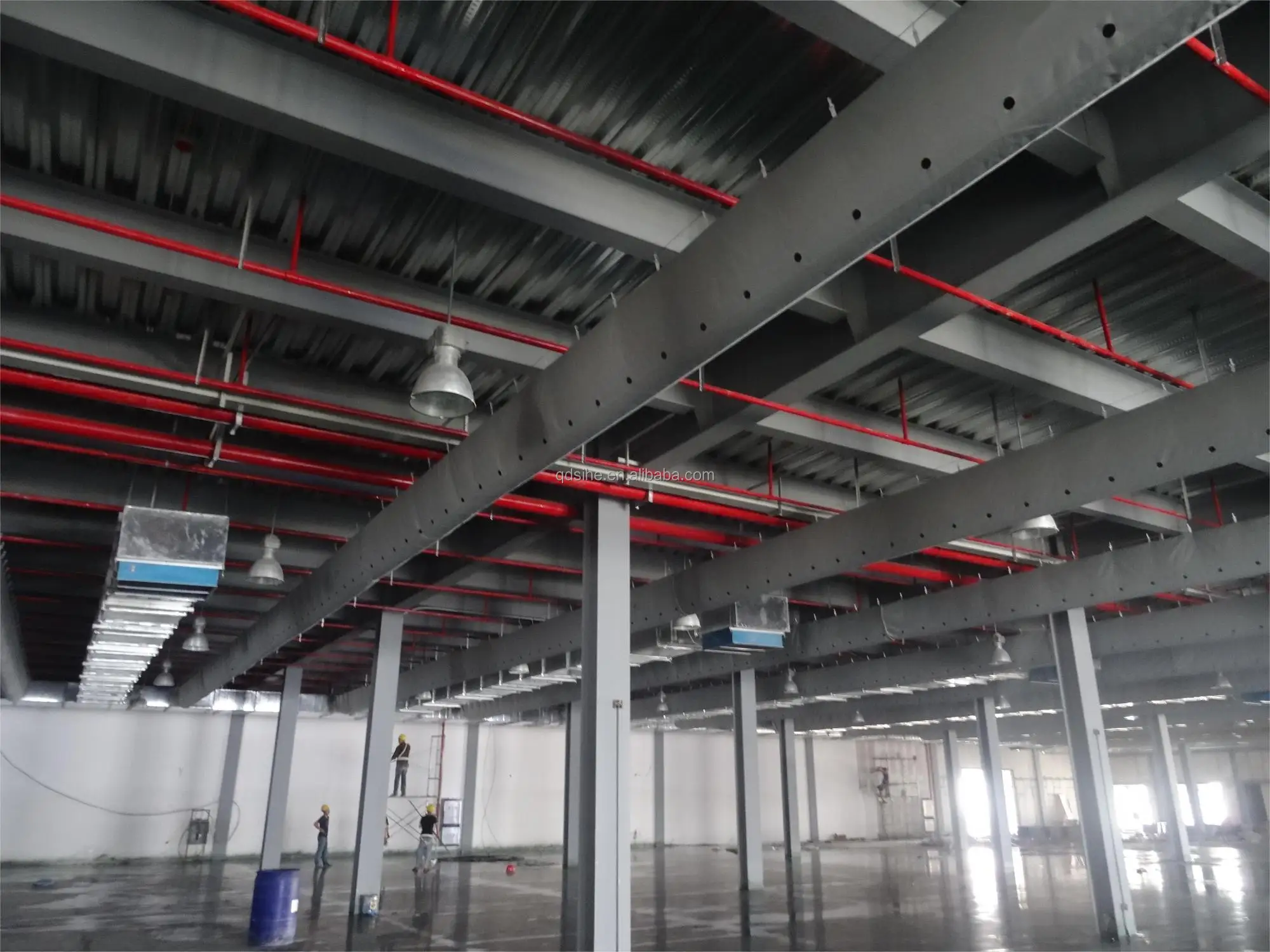 Industrial Design Style Flexible Fabric Duct with Holes 10m Length for ...