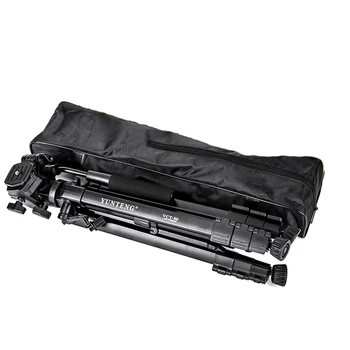 YUNTENG VCT-80 VCT-80RM Professional Telescopic Tripod With Damping Head Carrying Bag for SLR Camera Phone Video Holder detail image