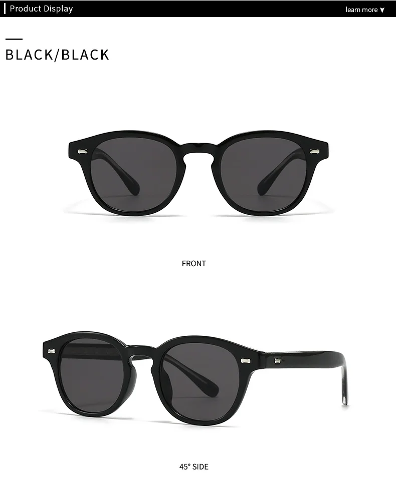 INS Retro Art Acrylic Unisex UV400 Optical Gold Computer Modern Street Photography Sunglasses 2025 Trend_voghion.com