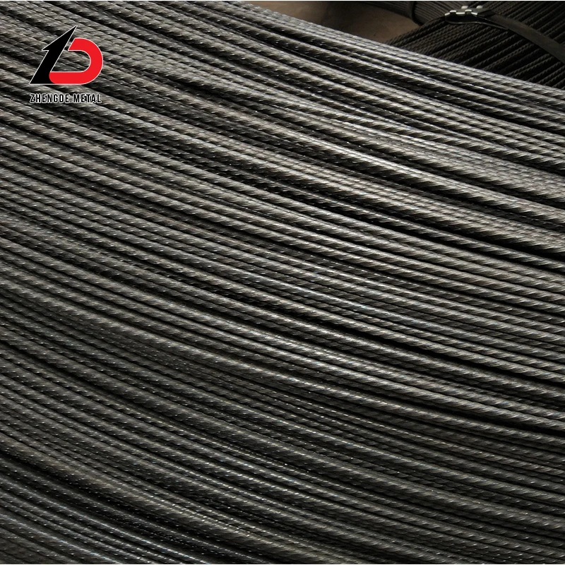 Prestressed Concrete Strand Wire 3.8mm 4mm 4.8mm 5.0mm 6mm 7mm Spiral Ribbed High Carbon Tension PC Steel Wire