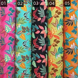 Высокоплотная гладкая ткань из вискозы с цифровым принтом