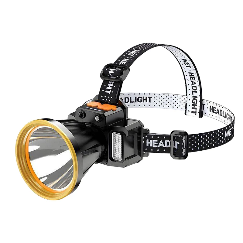 Smart Hand Motion Sensor Headlamp Usb Rechargeable Led Head Light Digital Display 3 Modes Outdoor Band Lamp