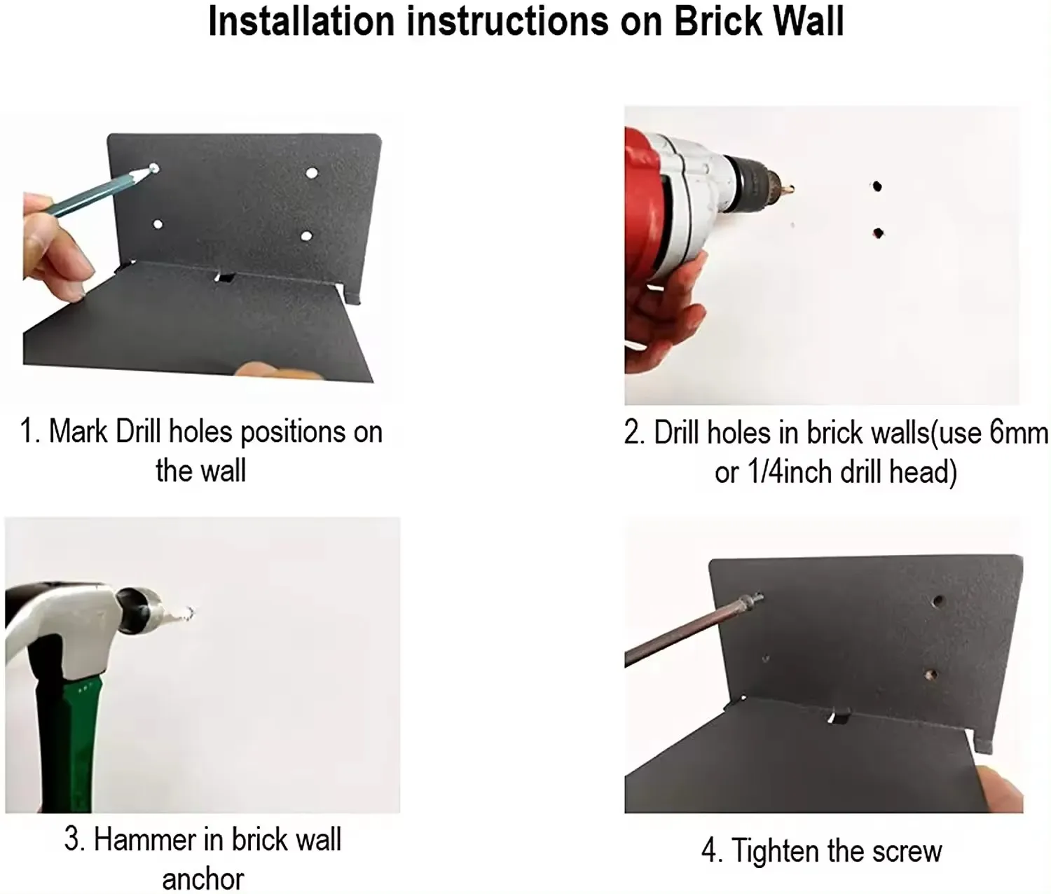 Metal Heavy Duty Floating Shelves Invisible Bookshelf Book Storage Organizer Display Shelf Rack
