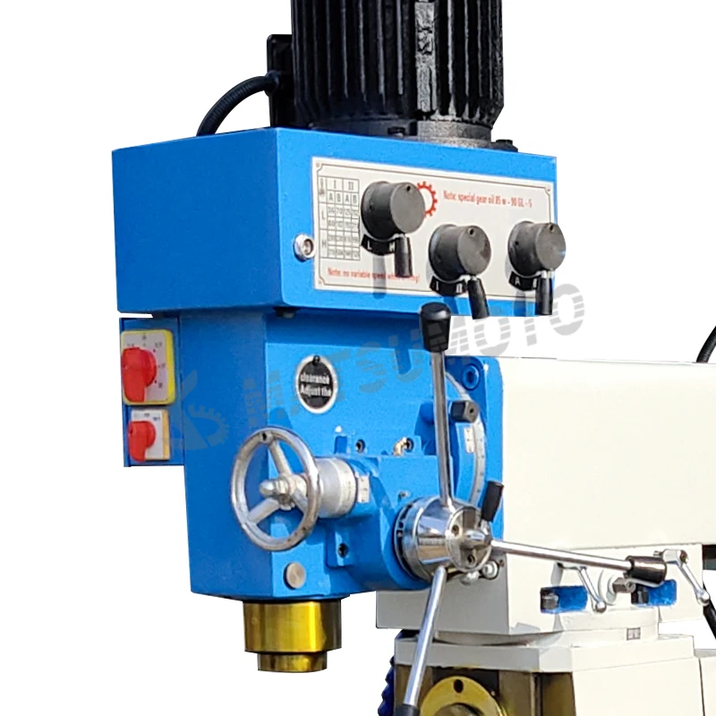 Manual Gear Head 3 Axis Dro Vertical Mill Drill Machine