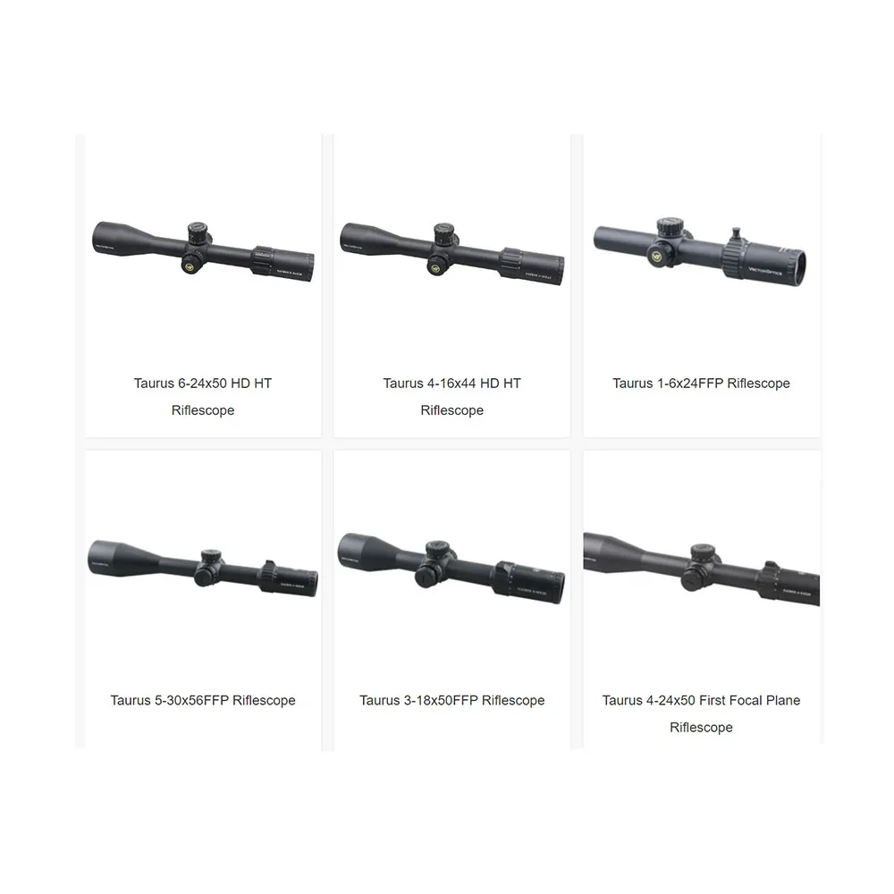 Vector Optics Continental 318x50 Cdm 30mm Monotube Hunting Scope Long