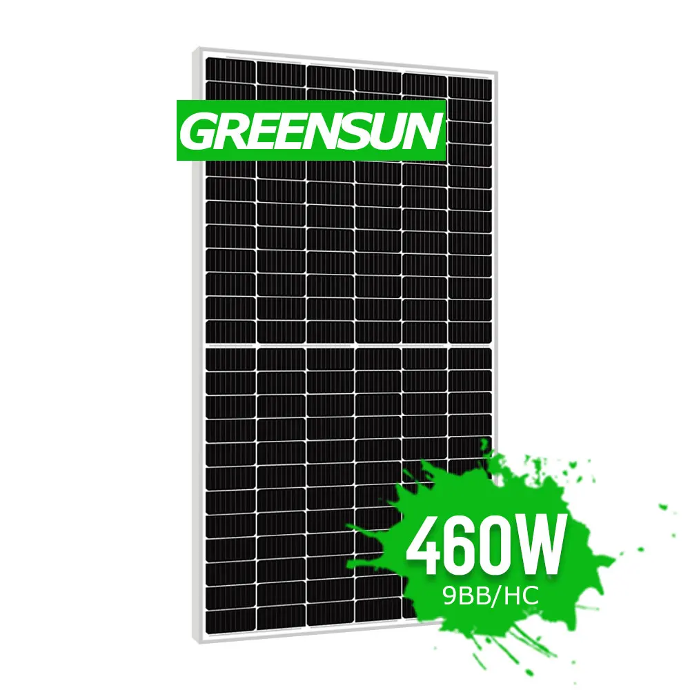 Greensun solar system 10bb 430w 440w 450w solar panel in stock