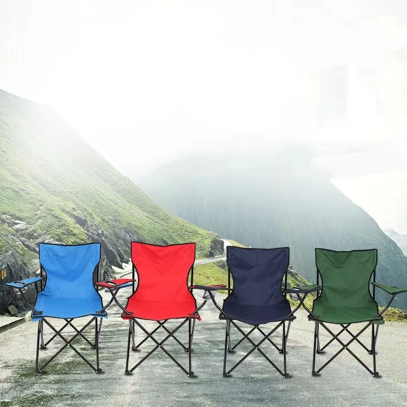 Portable And Lightweight Folding Chair, Backrest Chair, For Outdoor Camping  And Fishing