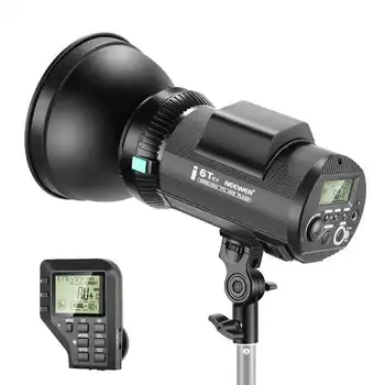 Neewer I6t Ex 600W 2.4G Ttl Studio Strobe 1/8000 HSS Flash Moonlight, Wireless Trigger/Modeling Lamp/Recycle